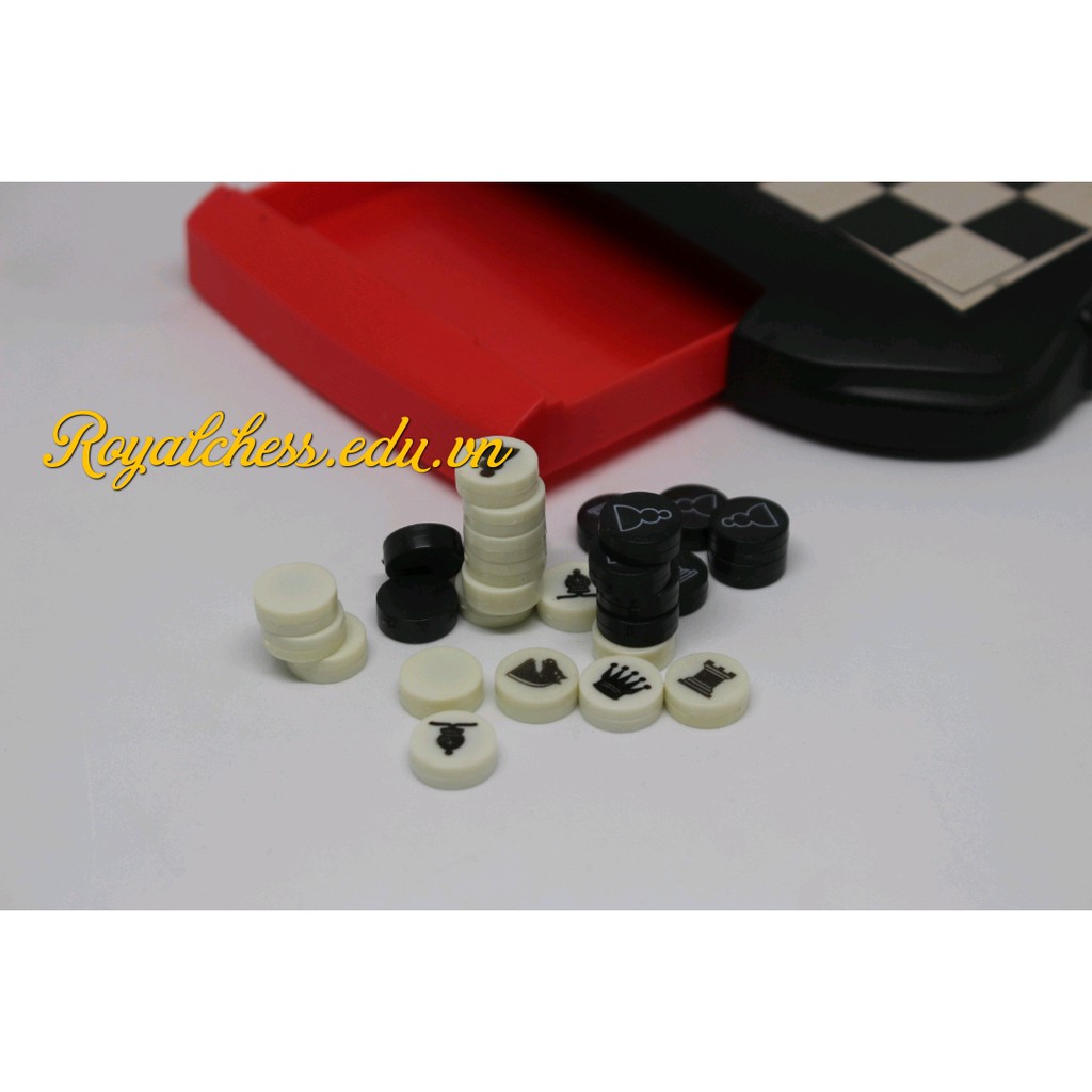 Bộ Cờ Vua nam châm ngăn kéo - mini - du lịch ROYALCHESS