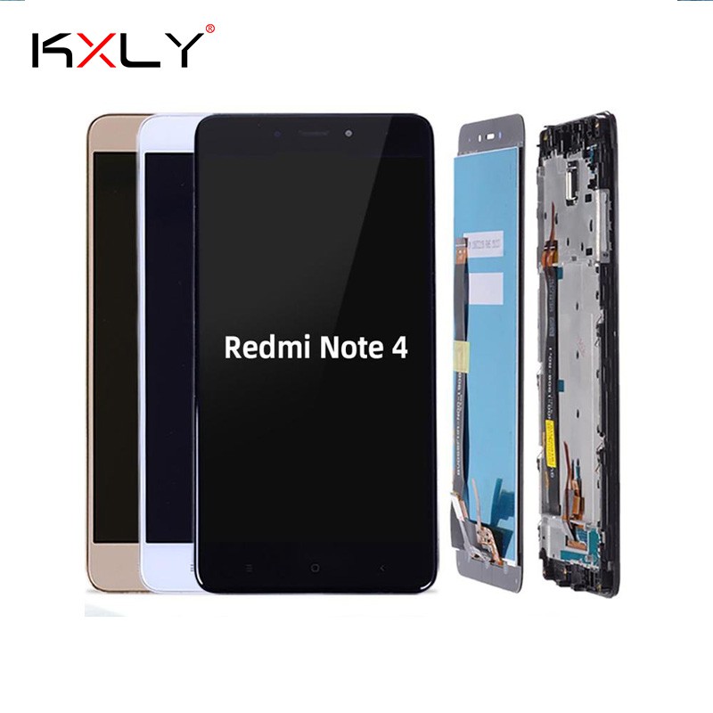 Màn Hình Cảm Ứng Lcd 5.5 Inch Kèm Khung Cho Xiaomi Redmi Note 4 Mtk Helio X20
