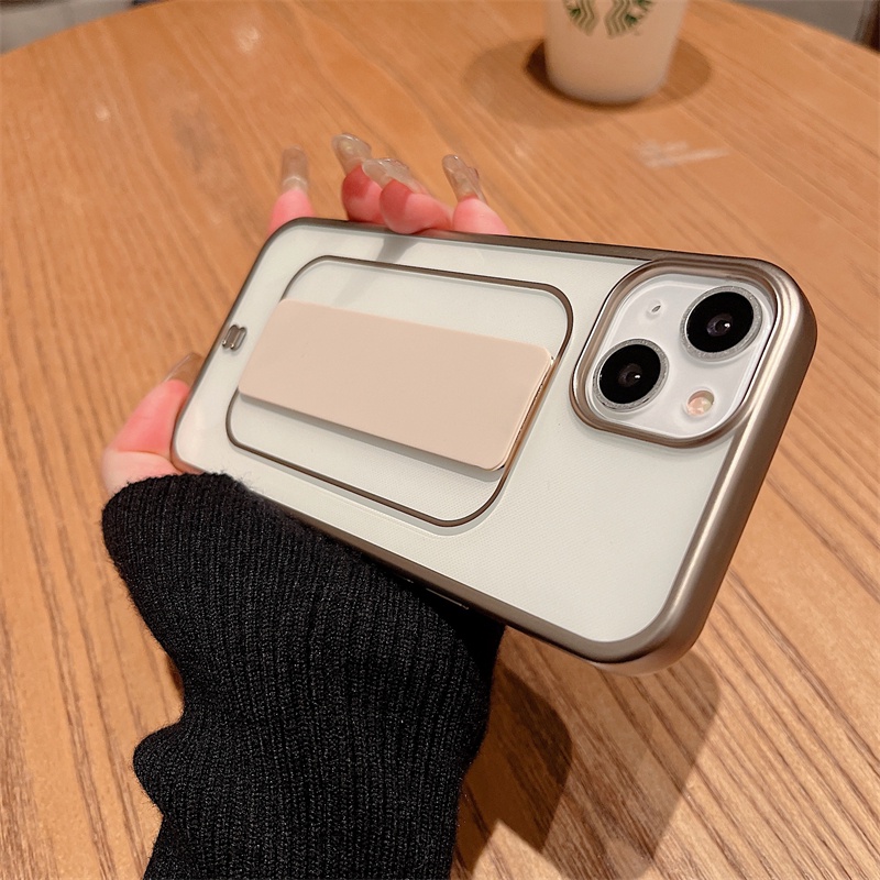 Ốp Điện Thoại Silicon Mềm Nhám Trong Suốt Có Dây Đeo Cổ Tay Cho iPhone 11 12 13 Pro Max 7+ 8+ 7 8 Plus