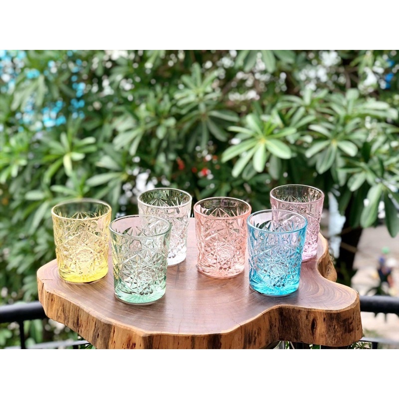 Ly Thủy Tinh Cocktail Bar Pống Casa Màu sắc - 355ml Hàng Chính Hãng Libbey Tây Ban Nha Dùng Decor Trang Trí.