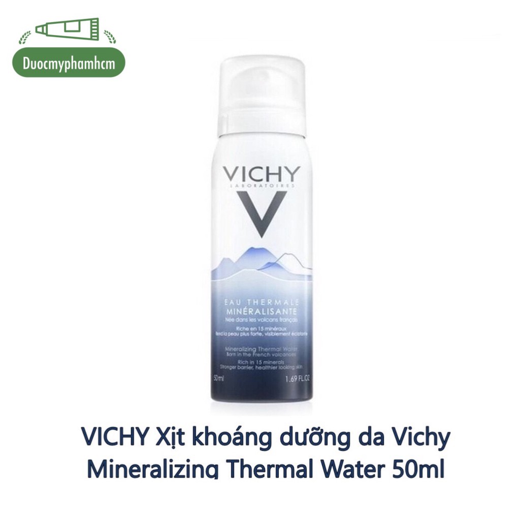 VICHY Xịt khoáng dưỡng da Vichy Mineralizing Thermal Water 50ml