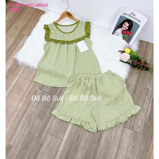 Đồ bộ mango đùi hoa nhí phối bèo k644 - đồ bộ suli