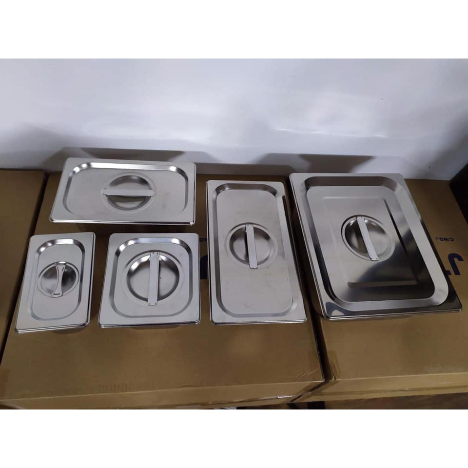 [SỈ] Khay Đựng Topping Inox Sâu 10cm (Có Nắp) - Khay Đựng Chè, Trân Châu, Topping Pha Chế - Thyna Store | BigBuy360 - bigbuy360.vn