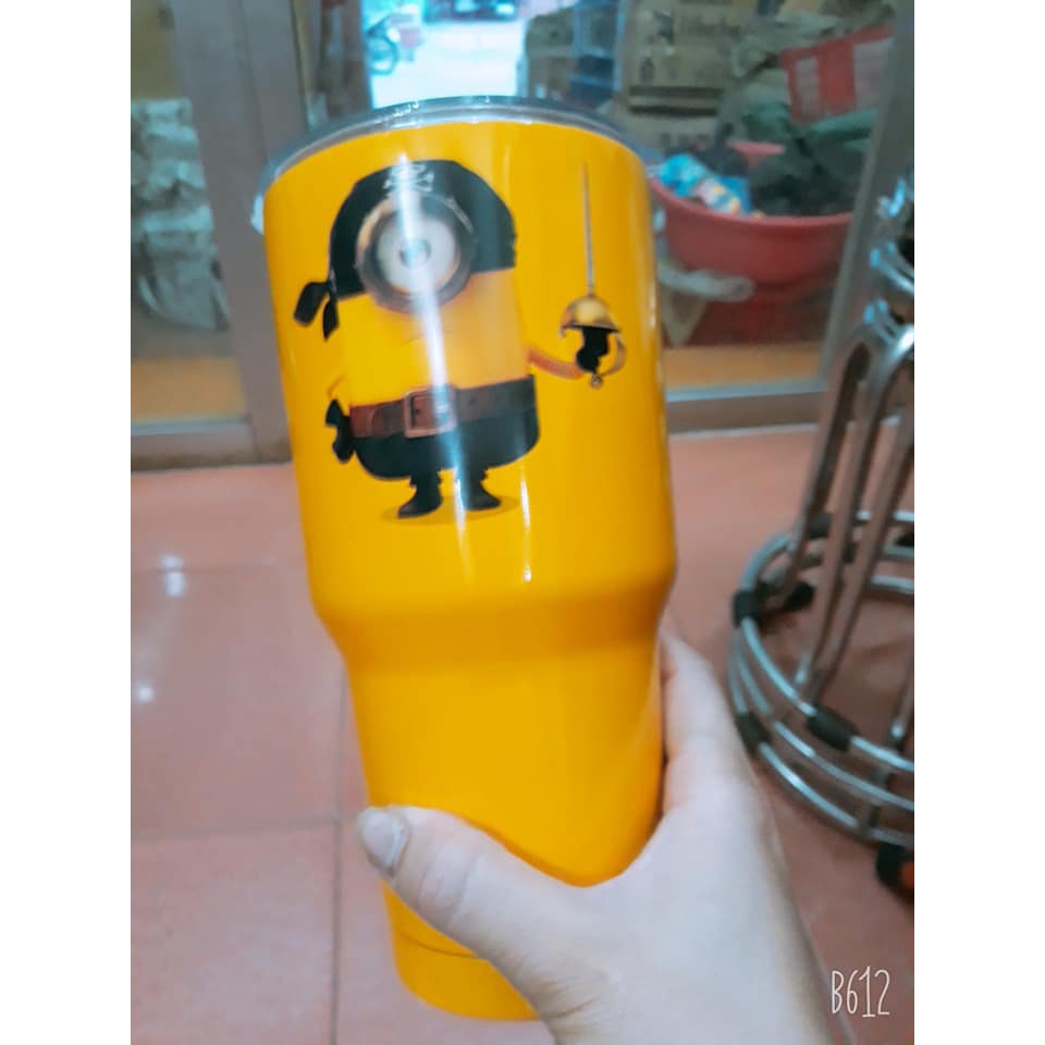 Ly giữ nhiệt inox 900ml tặng kèm túi 2 ống hút ,1 thanh cọ rửa | BigBuy360 - bigbuy360.vn