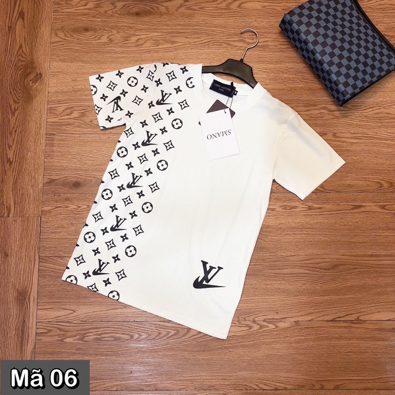 Áo cộc cổ tròn nam, Áo thun nam chất liệu cotton mịn