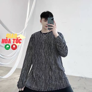 Áo thun nam kim tuyến tay dài