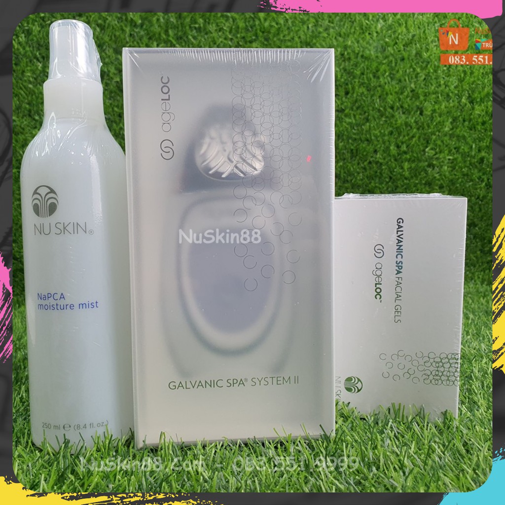 [ CHÍNH HÃNG 100% ] Bộ Máy Galvanic Spa Nâng Cơ Mặt Nuskin