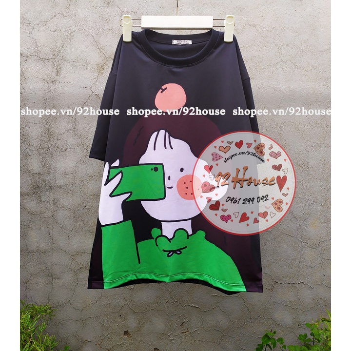 Bộ dài áo phông bé gái táo đỏ quần ống rộng caro unisex