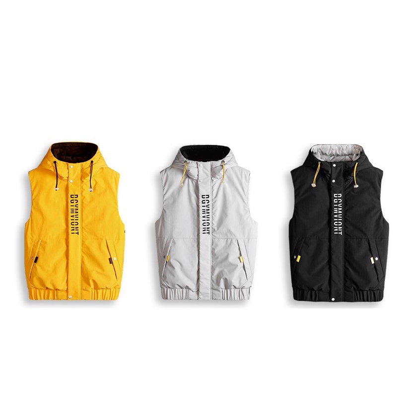 Áo khoác nam chất gió gile Nam - Nữ dáng thể thao năng động 3 lớp cực ấm Kn4