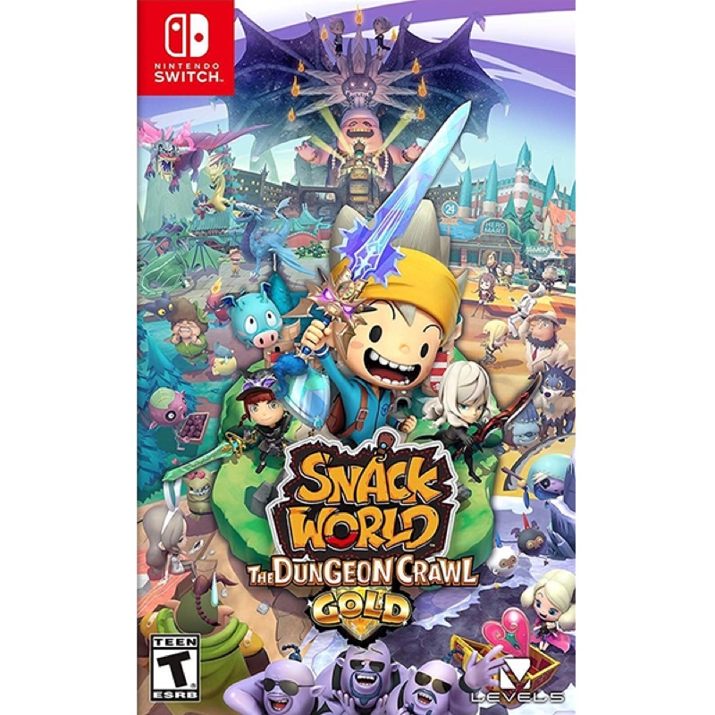 Đĩa game nintendo switch : Snack World The Dungeon Crawl
