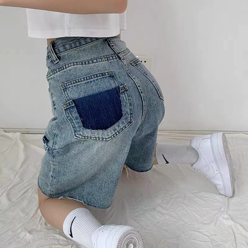 Quần Jean Lưng Cao Ống Rộng Thiết Kế Mỏng Năng Động Thời Trang Dành Cho Nữ