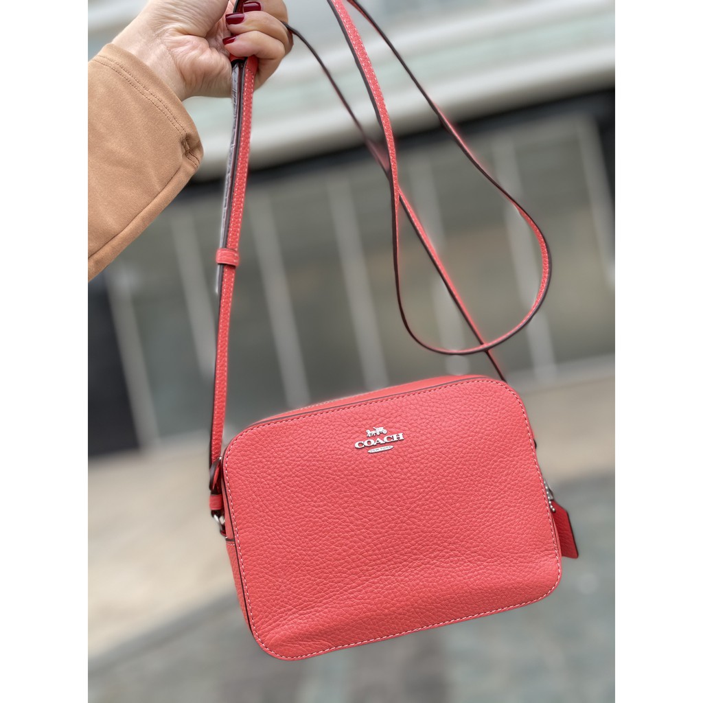 Túi xách nữ chính hãng Coach camera mini 87734 mẫu mới - Size 19x14