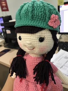 Búp bê len móc 30cm