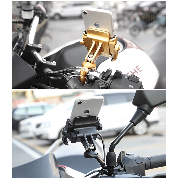 Gía đỡ điện thoại gắn xe máy MOTOWOLF 2805, chống rung, chống giật  phukienphuotsg