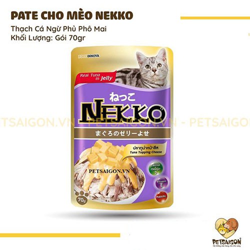 [CHÍNH HÃNG] PATE NEKKO DÀNH CHO MÈO GÓI 70GR