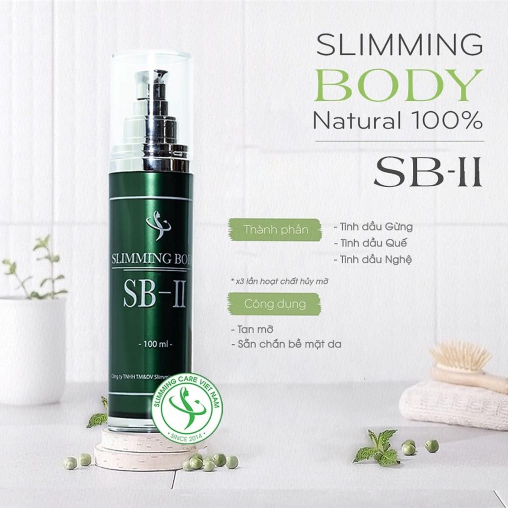 Tinh Dầu Ủ Nóng Tan Mỡ Slimming Body SB - II, Tan Mỡ, Giảm Eo Body Hiệu Qủa [ CHÍNH - HÃNG ]