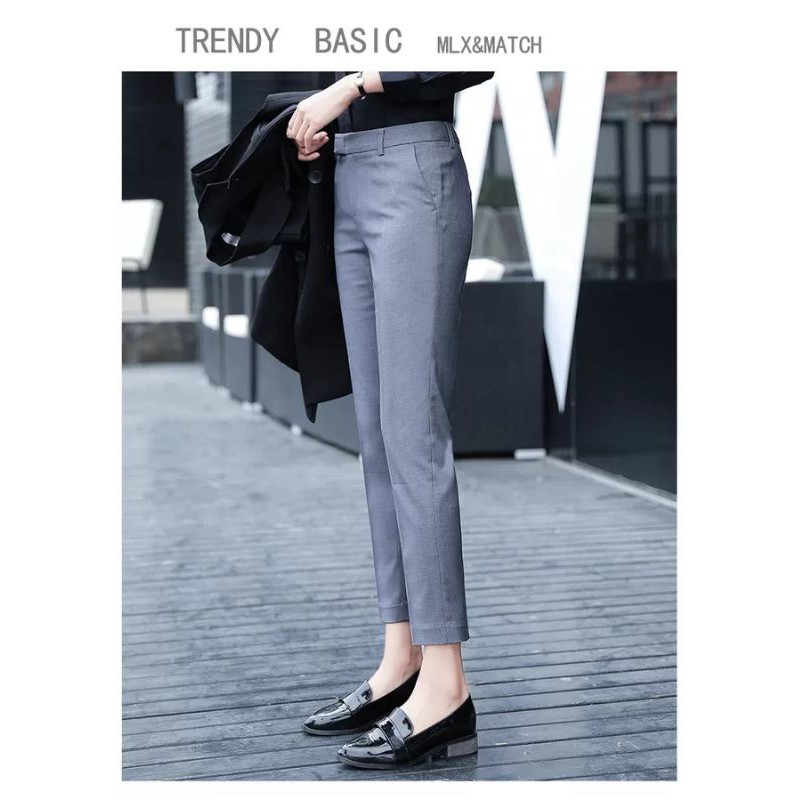 Quần âu nữ công sở trung niên thiết kế chất vải 2 biên dày cao cấp hàng vnxk đẹp kiểu Quần tây học sinh dáng hàn quốc | BigBuy360 - bigbuy360.vn