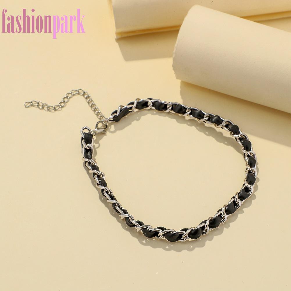 (Fas) Vòng Cổ Choker Da Mini Cá Tính