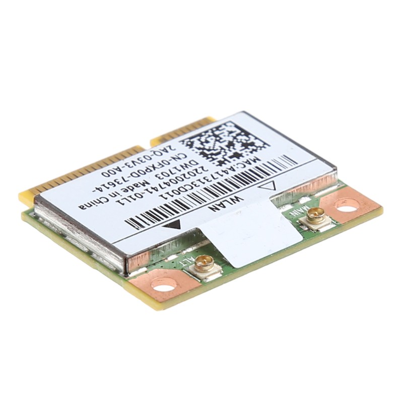 Thẻ mạch không dây mini PCI-Express cho atheros ar5b225 Dell dw1703