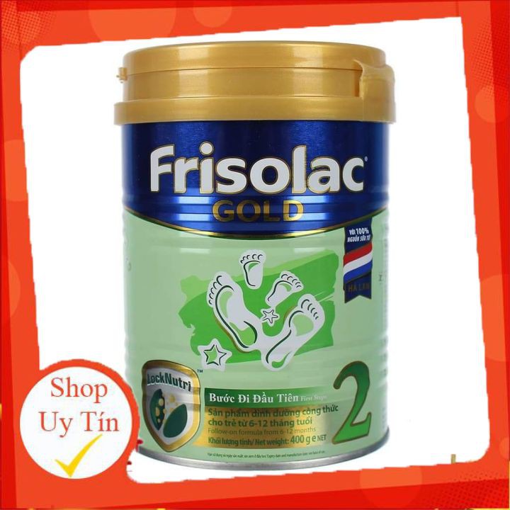 Sữa Frisolac gold 2 lon 400g. HSD Date 2022. Hàng chính hãng