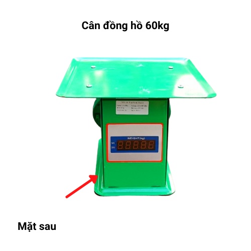 [ Sẵn Hàng ] Cân đồng hồ tính tiền siêu thị,tạp hóa TCS-60kg/10g có 2 mặt trước/sau