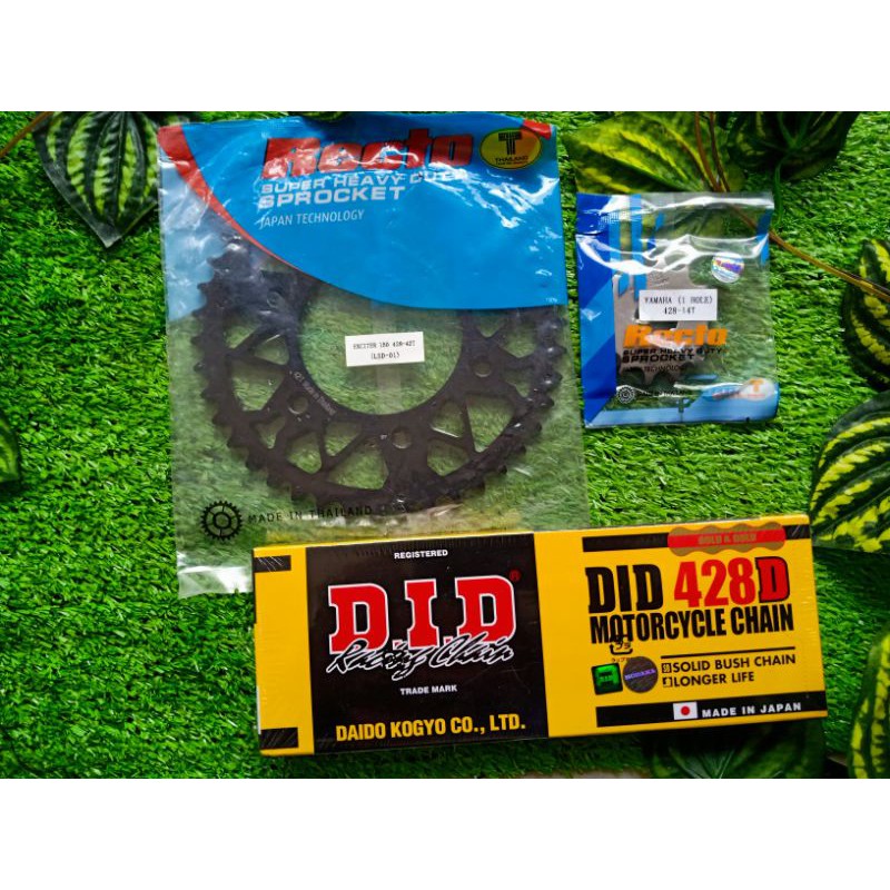 NSD Exciter150 ➡️ 14-42➡️ Nhông 1 lỗ 14T ,đĩa RECTO 42T+ SÊN RK/DID/RECTO 9ly