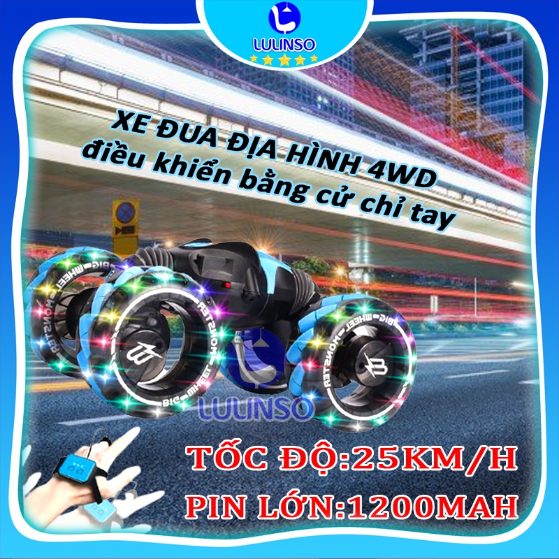 Xe ÔTÔ Đua Địa Hình 4WD Điều khiển từ xa có 2 Chế Độ Điều Khiển Remote và Bằng Tay 2in1 NKT480 - LULINSO