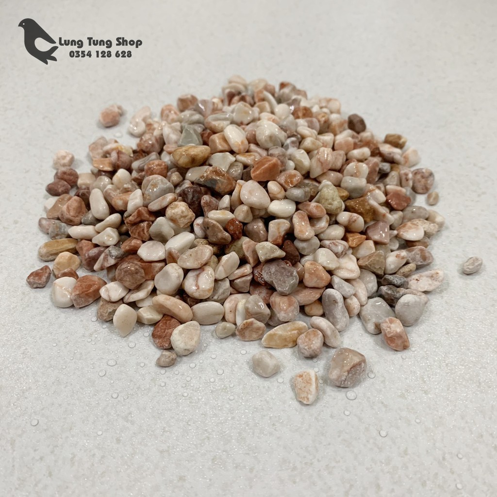 Đá hồng nhạt trang trí