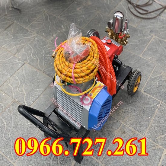 Máy rửa xe công nghiệp đai đai 2hp moto dây đồng giá rẻ Toàn Phát