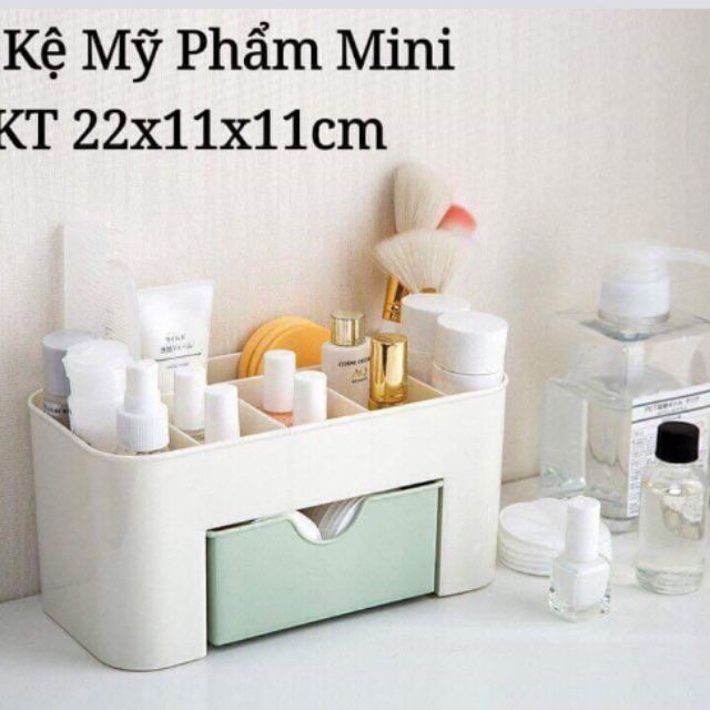 KỆ MỸ PHẨM NHỰA MINI NHIỀU NGĂN KÉO