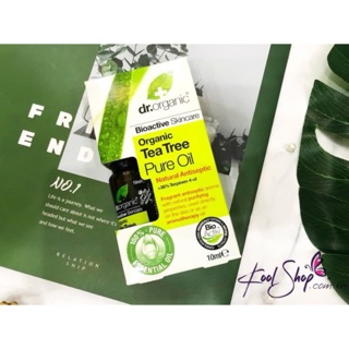 Tinh Dầu Tràm Trà Dr.Organic Organic Tea Tree Pure Oil đa công dụng👍