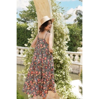 OLV - Đầm Blooming Loose Straps Dress