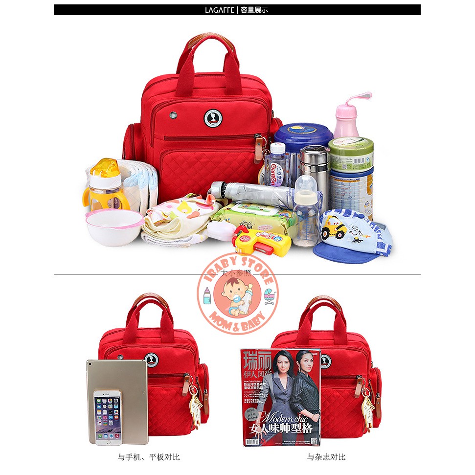 Túi Xách Balo Bỉm Sữa Mini LAGAFFE