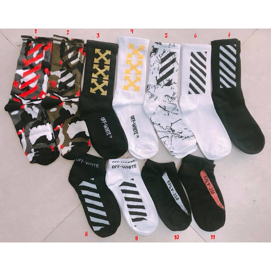 Vớ tất OFF WHITE cổ cao - OFF WHITE socks