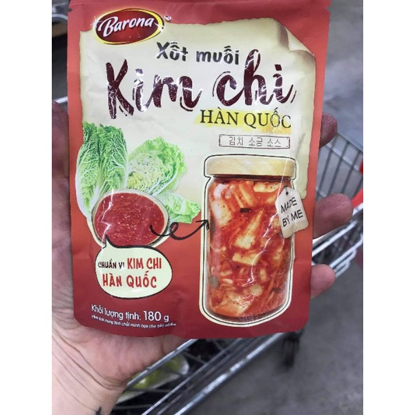 Xốt muối kim chi Hàn Quốc Barona 180g