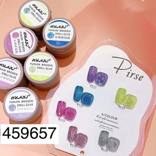 Sơn gel nhũ flash khổng tước set 6 màu