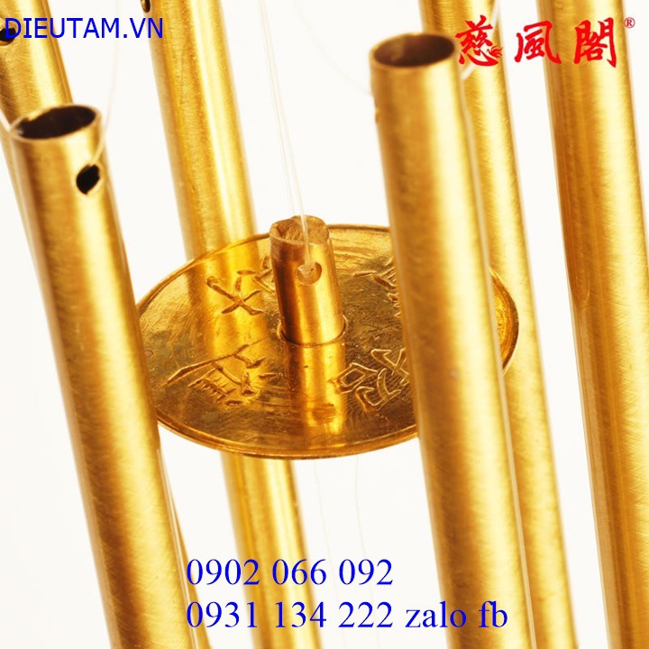 [ SIZE TO ] chuông gió chuẩn đồng - chuông gió bằng đồng 6 thanh