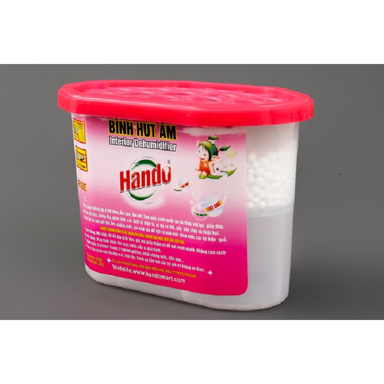 Combo 6 hút ẩm tủ quần áo chống nồm nấm mốc do hơi ẩm hando 450ml