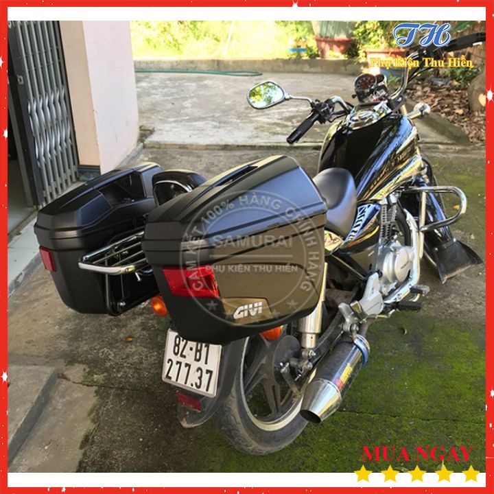 Cặp Thùng Hông Givi E22N  Kèm Theo Baga SBL2000 (Mẫu Mới 2020)