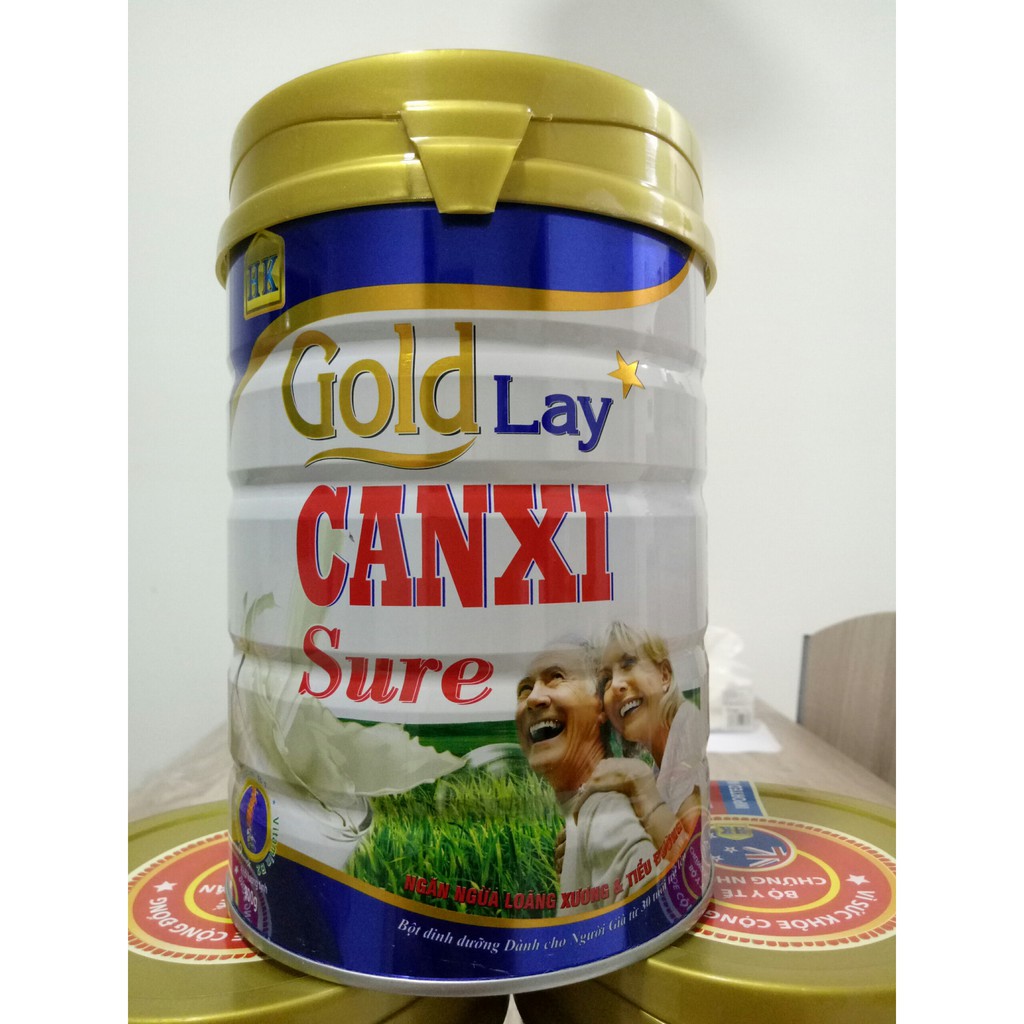 Sữa goldlay canxi 900G (date mới) - ngừa loãng xương và tiểu đường