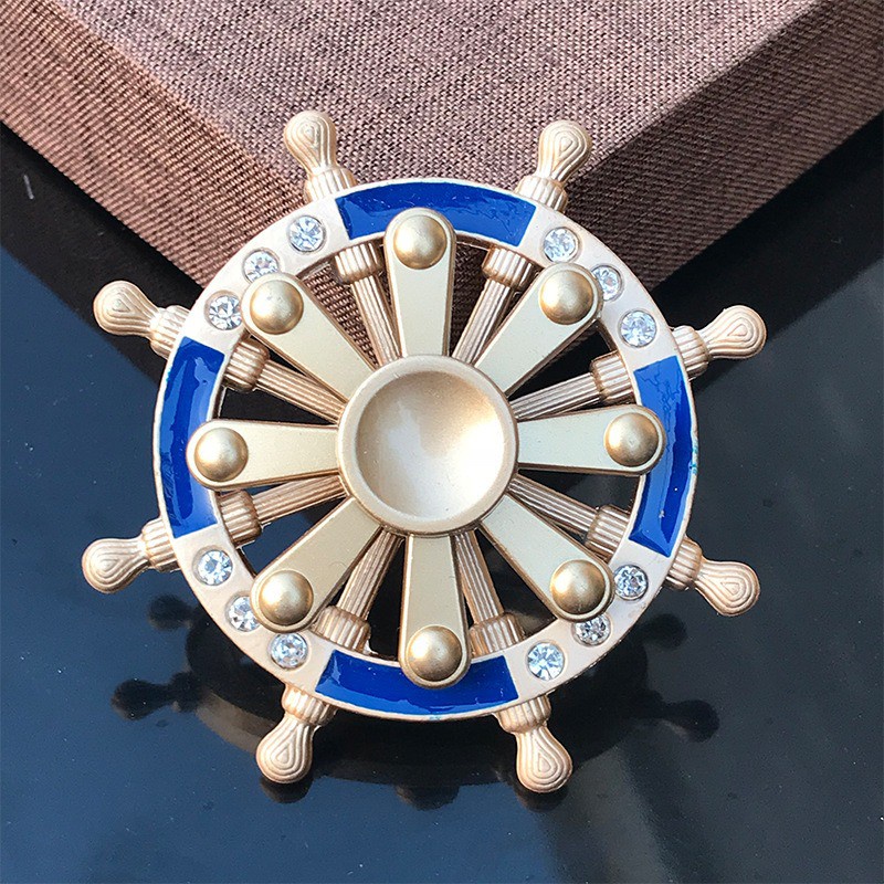 SPINNER Con quay HÌNH SIÊU NHÂN thép 2 tầng 2 chế độ quay kép KIM LOẠI thép cực chắc chắn