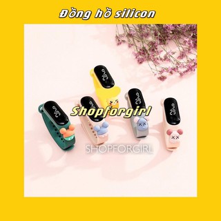 Đồng hồ  silicon (giao mẫu ngẫu nhiên) - SHOPFORGIRL