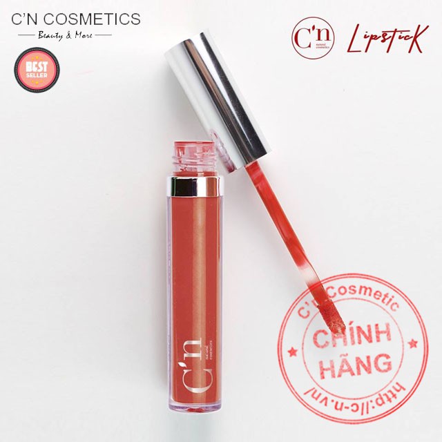 Son kem lì C'n Cosmetics - C'n Cosmetics Lipstick Orange Lad - Red Cool - Pink Orange