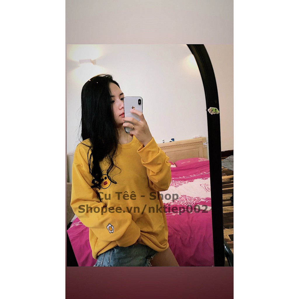 Áo nỉ kakao talk line friends gấu thỏ vịt siêu cute dễ thương form rộng freesize 75kg | BigBuy360 - bigbuy360.vn