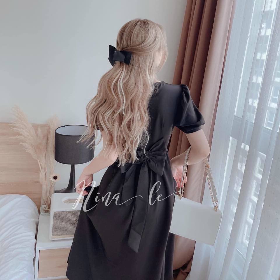 Đầm Nữ Xoắn Éo Dáng Váy Dài Tiểu Thư Nhẹ Nhàng Xinh Xắn Thời Trang Giá Rẻ _DTB151