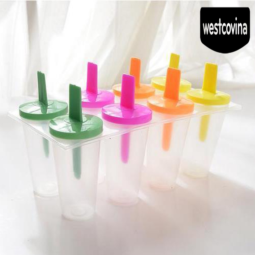 [Hot]☀ Khuôn Làm Kem Que 8 Ngăn Tiện Lợi