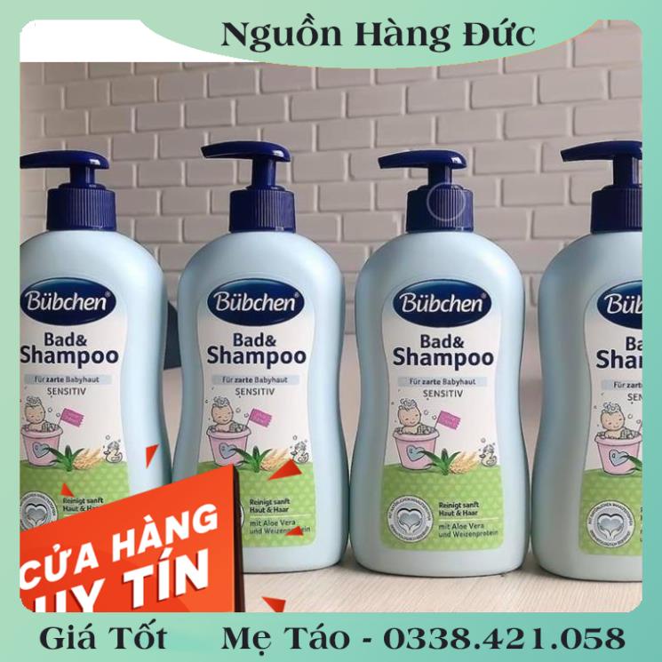 [auth] Sữa Tắm Gội Cho Trẻ Sơ Sinh Bubchen 400ml - Nội địa Đức Đủ Bill [Hot]