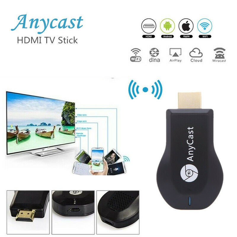 Anycast Thiết Bị Kết Nối Wifi / M9 Plus / M4 / Miracast / Ezcast - Hdmi