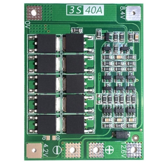Mạch 3s 12.6v 40a Balance, sạc cân bằng và bảo vệ pin li-ion