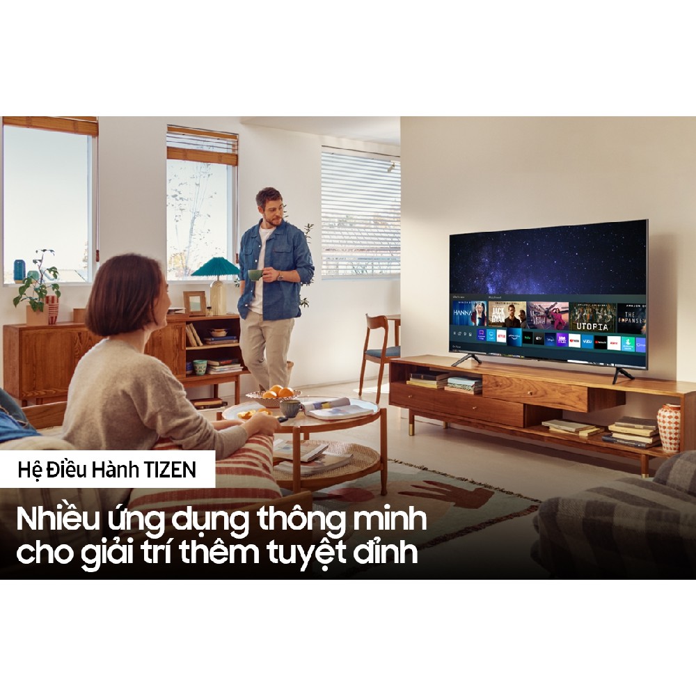 [Mã ELBAU7 giảm 7% đơn 5TR] Smart Tivi Samsung Crystal UHD 4K 65 inch UA65AU7700KXXV - Miễn phí lắp đặt